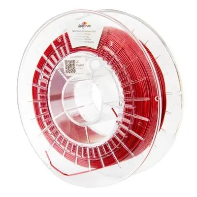 Tisková struna (filament) Spectrum PLA Glitter 1.75mm SPARKLE RED 0.5kg, 80272