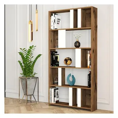 Hanah Home Bookshelf Lima - Walnut, White