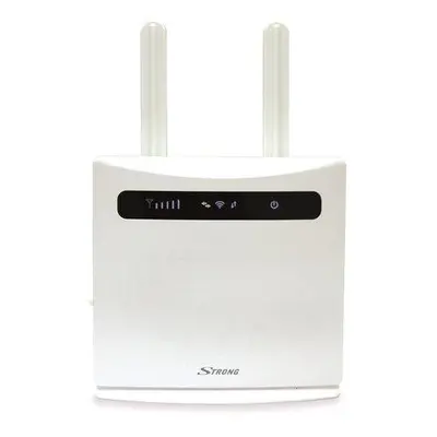 STRONG 4G LTE router 300/ Wi-Fi standard 802.11 b/g/n/ 300 Mbit/s/ 2,4GHz/ 4x LAN (1x WAN)/ USB/