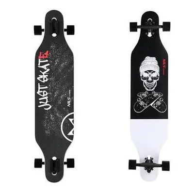 NILS EXTREME Longboard Wood Skull2