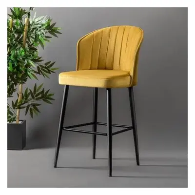 Hanah Home Bar Stool Set (2 Pieces) Rubi - Yellow