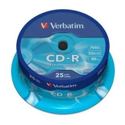 VERBATIM CD-R80 700MB/ 52x/ Extra Protection/ 25pack/ spindle, 43432