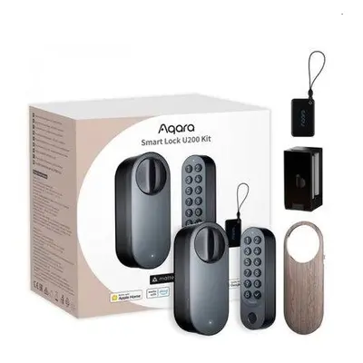 AQARA Smart Lock U200 Kit (EL-D02D), Černý - Smart Zámek