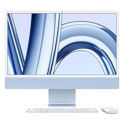 CTO Apple iMac 24" (2023) / Modrý / 16GB / Mouse / CZ Touch ID NUM KLV / Stojan / 256GB SSD,