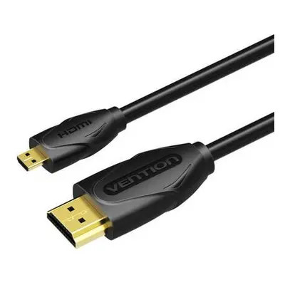 Kabel micro HDMI do HDMI Vention VAA-D03-B150 1,5m 4K 30Hz (Czarny)