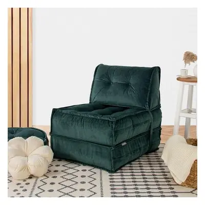 Atelier del Sofa 1-Seat Sofa-Bed Mocca - Petrol Green Petrol Green