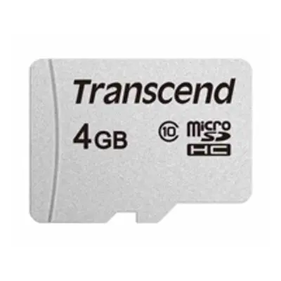 Transcend 4GB microSDHC 300S (Class 10) paměťová karta (bez adaptéru)