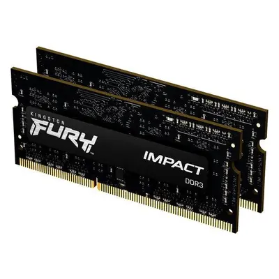 Kingston FURY Impact DDR3L 16GB (Kit 2x8GB) 1866MHz SODIMM CL11 1.35V, KF318LS11IBK2/16