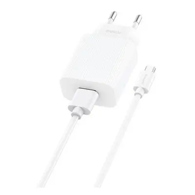 Fast charger Foneng EU28, 1xUSB, QC 3.0 + Cable USB Micro