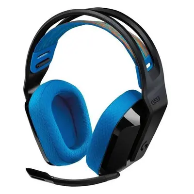 Logitech G535 LIGHTSPEED Wireless Gaming Headset, černá/modrá