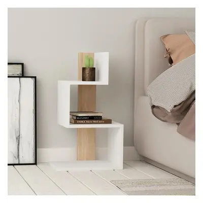 Hanah Home Side Table Rosie - White, Oak