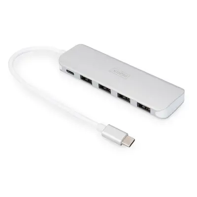 DIGITUS Rozbočovač USB Type-C 4 (USB 3.0) + PD, DA-70242-1