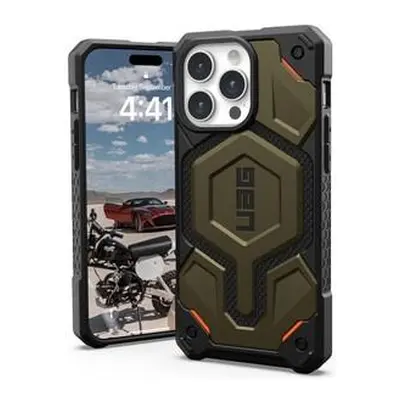 UAG Monarch Pro MagSafe iPhone 15 Pro Max kevlarově khaki