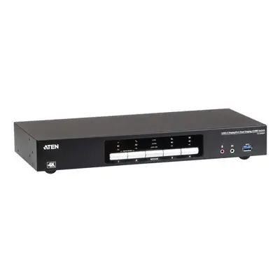 ATEN 4-port USB3.0 4K DisplayPort Dual Display KVM, CS1944DP-AT-G