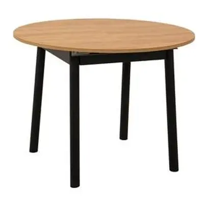 Hanah Home Extendable Dining Table Oliver - Oak, Black