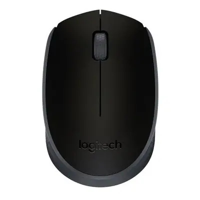 Logitech myš M171/ Bezdrátová/ Optická/ 1000dpi/ USB přijímač/ černá, 910-004424