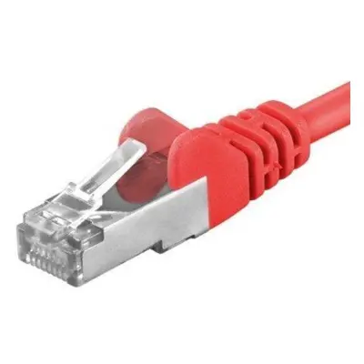 Premiumcord sp6asftp030R Patch, CAT6a S-FTP, RJ45-RJ45, AWG 26/7, 3m, červený