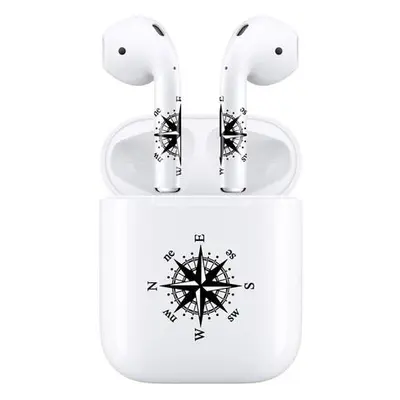 RockMax skin Art dekorativní nálepka pro AirPods 1/2 Gen.+nabíjecí pouzdro Kompas