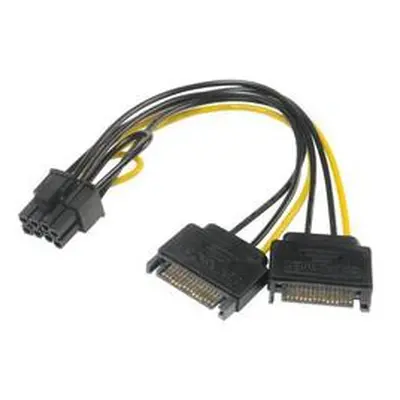 AKASA redukce 2x SATA na 8pin PCIe 2.0 / AK-CBPW19-15 /