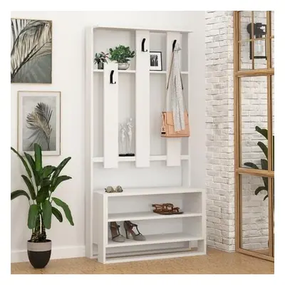 Hanah Home Hall Stand Chester - White, White White