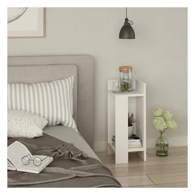 Hanah Home Nightstand Elos Right - White White