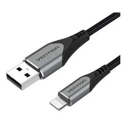 Cable USB 2.0 to Lightning, Vention LABHF 2.4A 1m (Gray)