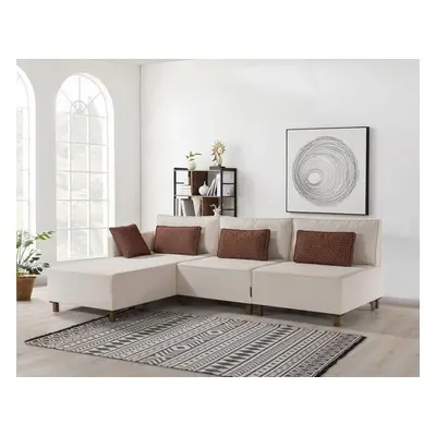 Atelier del Sofa Corner Sofa-Bed Matris Left - Beige Beige