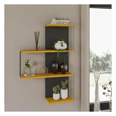 Hanah Home Wall Shelf Cambel - Yellow