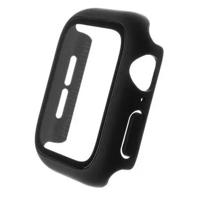 Ochranné pouzdro FIXED Pure+ s temperovaným sklem pro Apple Watch 44mm, černé