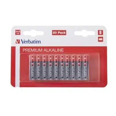 VERBATIM AAA Alkalická Baterie 20 Pack / LR03