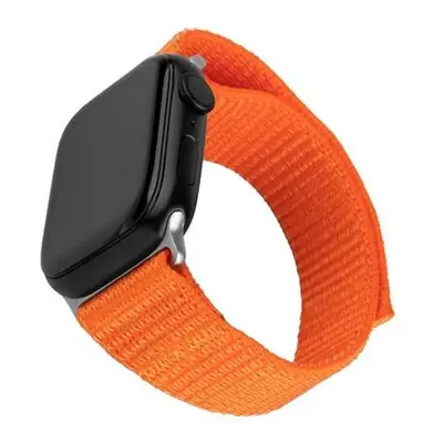 FIXED Nylon Sporty Strap pro Apple Watch Ultra 49 mm, oranžový