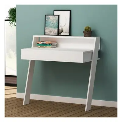 Hanah Home Study Desk Cowork - White White