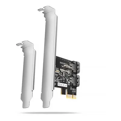 AXAGON PCES-SJ2, PCIe řadič - 2x interní SATA 6G port, JMB582, SP & LP, PCES-SJ2