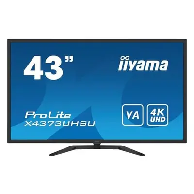 43" iiyama X4373UHSU-B1:VA,UHD,2xHDMI,DP,USB,PIP, X4373UHSU-B1