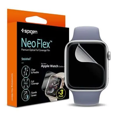 Spigen Film Neo Flex ochranná fólie Apple Watch 41/40 mm (3 ks)