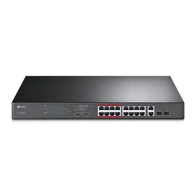 TP-Link TL-SL1218MP - 16-portový 10/100Mb/s + 2-portový gigabitový Unmanaged PoE Switch, TL-SL12