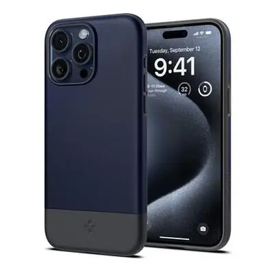 Spigen Style Armor MagFit kryt iPhone 15 Pro modrý