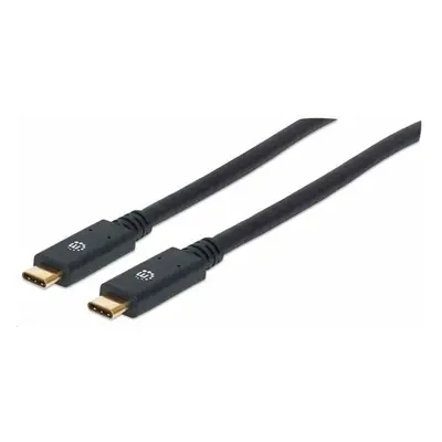 Manhattan 354905 USB-C , USB 3.1, Gen 1, USB-C Male na USB-C Male, 5 Gbps, 2m, černý