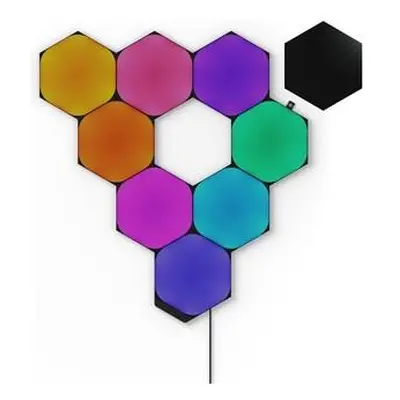 Nanoleaf Shapes v limitované edici Black Hexagons Starter Kit 9 Panels