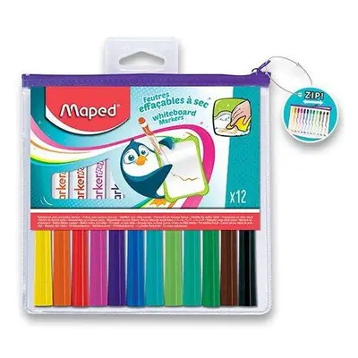 MAPED Popisovače na bílé tabule WB Fun Colours 12 ks