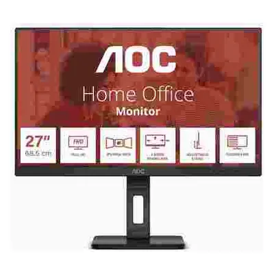 AOC LCD 27E3QAF 27" VA/1920x1080@75Hz/4ms/300cd/VGA/HDMI/DP/USB/Repro/Pivot/VESA, 27E3QAF