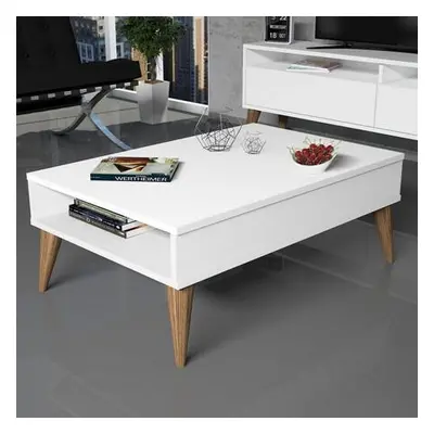 Hanah Home Coffee Table Best - White White