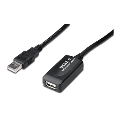 Digitus USB 2.0 aktivní prodlužovací kabel 15m, DA-73101