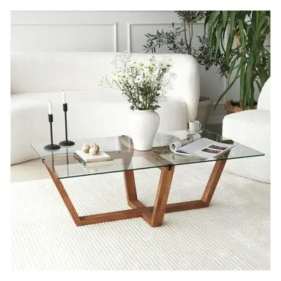 Hanah Home Coffee Table Amalfi - Walnut Walnut