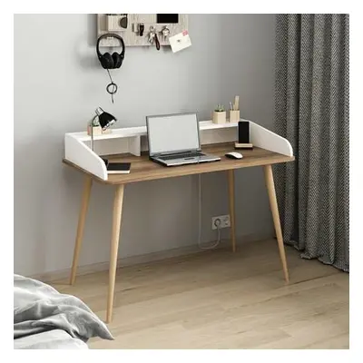 Hanah Home Study Desk Mir - Dore, White