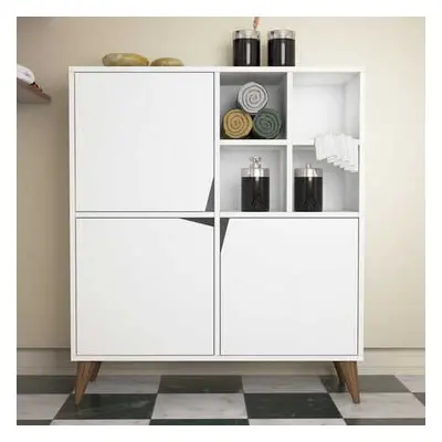 Hanah Home Multi Purpose Cabinet Pulse - White, White White