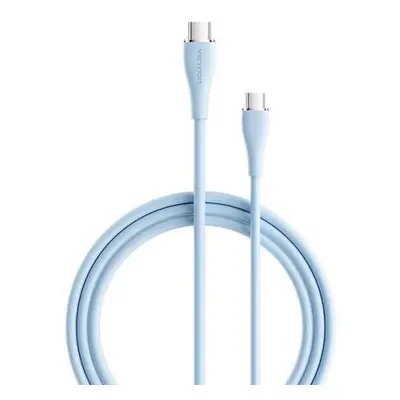 USB-C 2.0 to USB-C Cable Vention TAWSF 1m , PD 100W, Blue Silicone