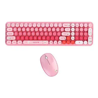 MOFI Baby Bear Wireless Keyboard + Mouse Set (pink),