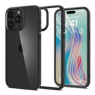 Ochranný kryt Spigen Crystal Hybrid pro iPhone 15 Pro matně černý