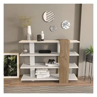 Hanah Home Bookshelf Nur - White, Walnut